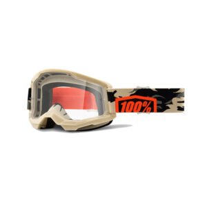 100% Strata 2 Goggle - Kombat/Clear Lens