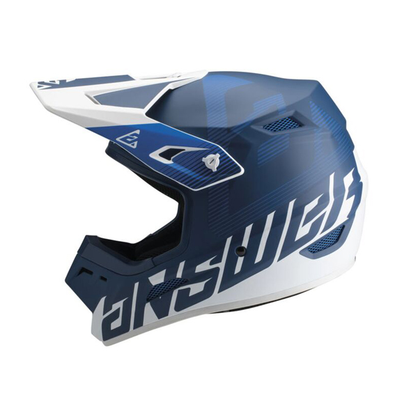 Answer AR1 V2 Bold Helmet Blue/White - Image 2