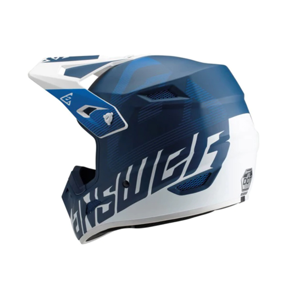 Answer AR1 V2 Bold Helmet Blue/White - Image 3