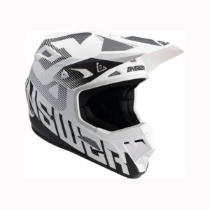 Answer AR1 V2 Bold Helmet Black/White-Medium