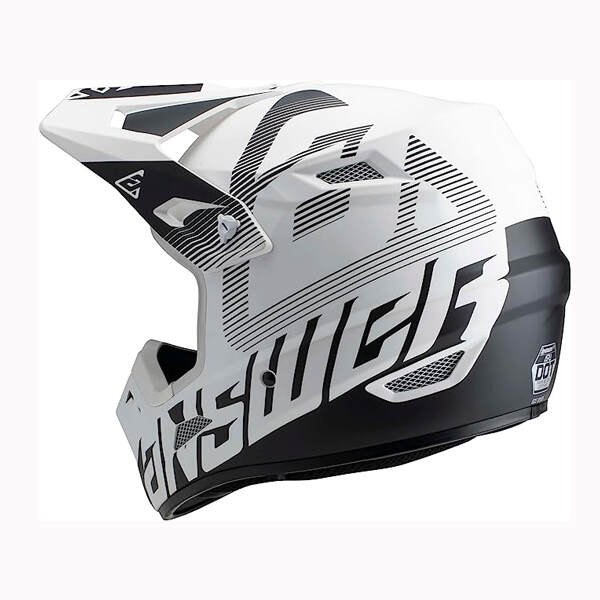 Answer AR1 V2 Bold Helmet Black/White-Medium - Image 4