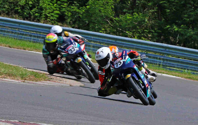MRF MMSC FMSCI Indian National Motorcycle Racing Championship 2023 Round 2 Day –3 Sarthak Chavan