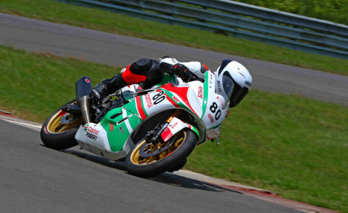 MRF MMSC FMSCI Indian National Motorcycle Racing Championship 2023 Round 3 Day –1 Rajiv Sethu