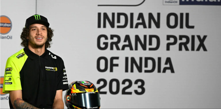 MotoGP Bharat 2023 Bezzecchi Takes Pole Position