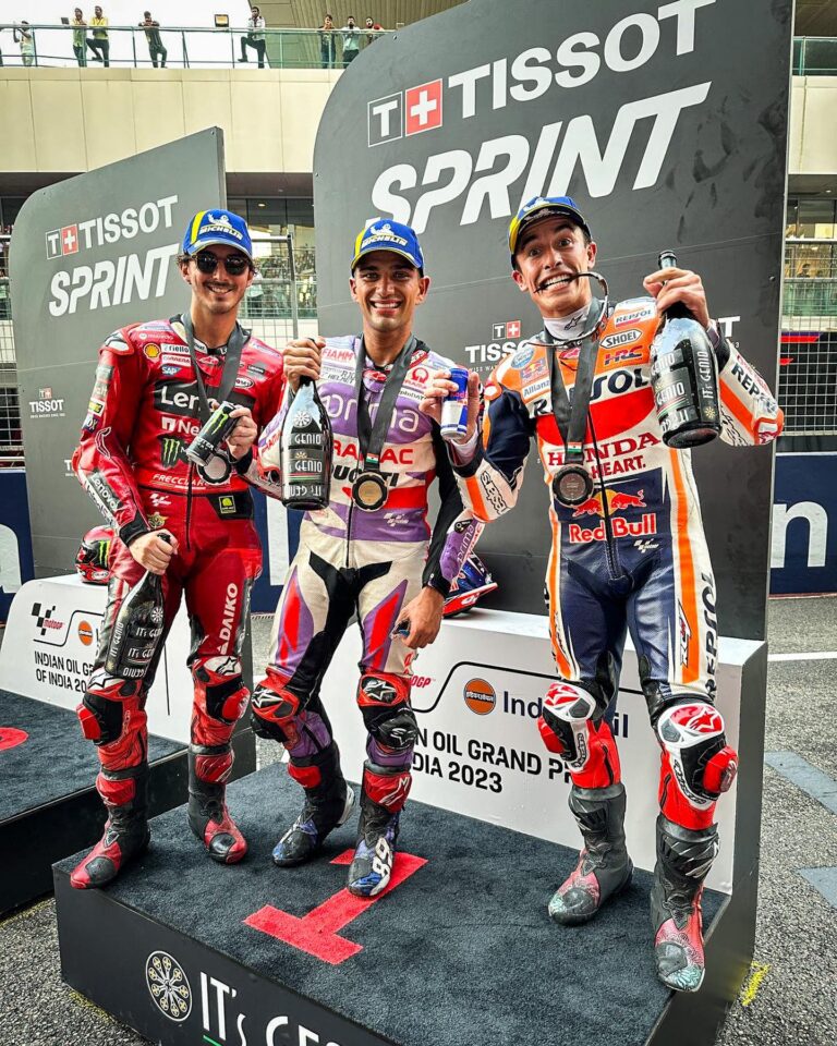 MotoGP Bharat 2023 Jorge Martin won the Tissot Sprint Race