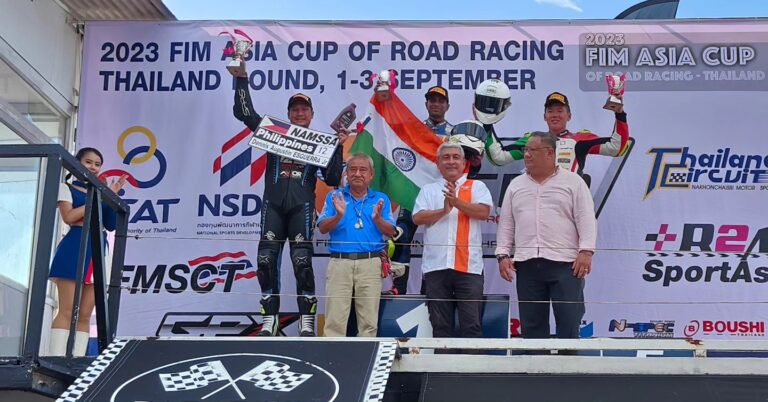 Mathana Kumar wins FIM Asia Cup of Road Racing 2023