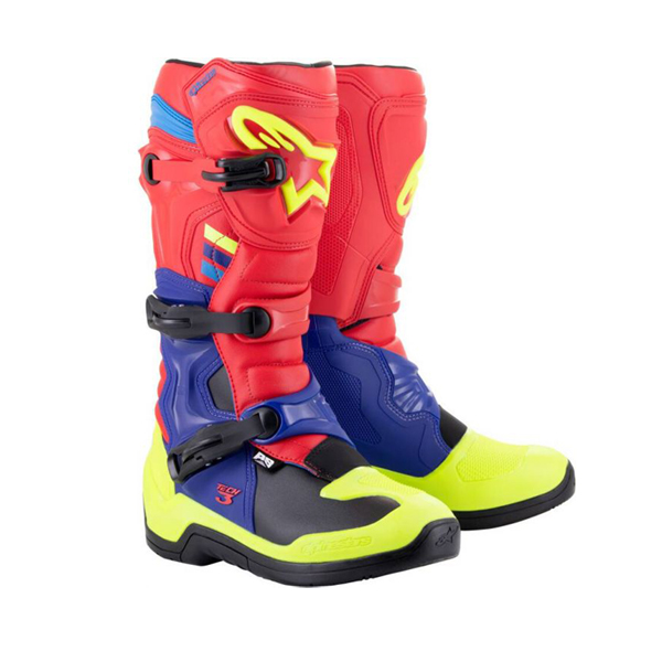 Alpinestars Tech 3 Red/Blue/Yellow