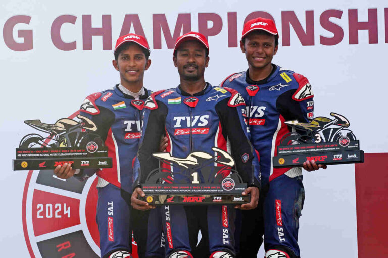 MRF MMSC FMSCI Indian National Motorcycle Racing Championship 2024 Round -1 Day-4