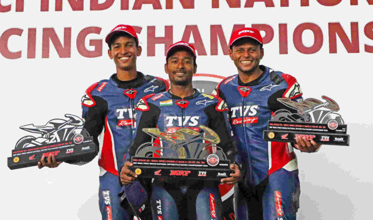 MRF MMSC FMSCI Indian National Motorcycle Racing Championship 2024 Round -2 Day-4