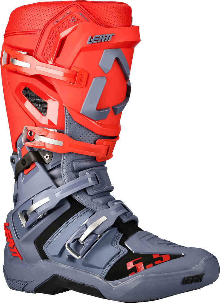 Leatt GPX 5.5 FlexLock Red/Grey - Image 4