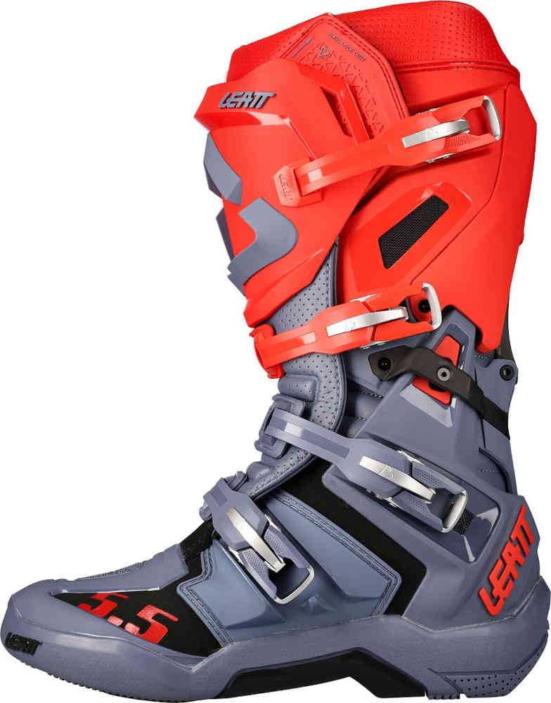 Leatt GPX 5.5 FlexLock Red/Grey - Image 5