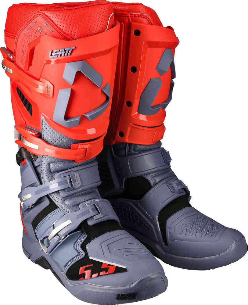 Leatt GPX 5.5 FlexLock Red/Grey - Image 6