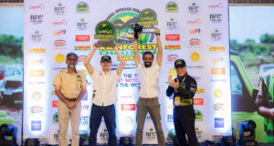 Chow Ujjal Namshum from Arunachal Pradesh and co-driver Chethan Chengappa from Karnataka win RFC India 2025 in the ‘4×4 Extreme’ category