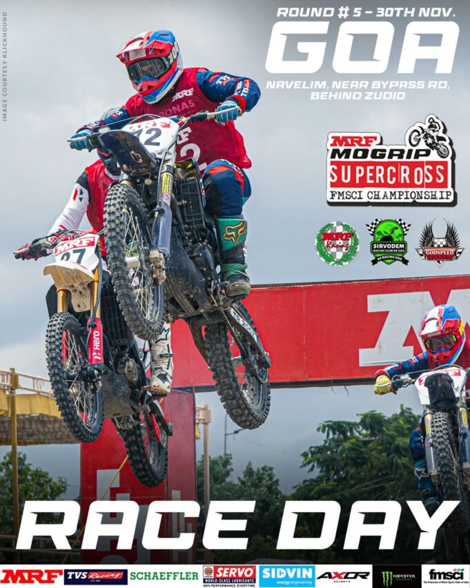 LIVE-MRF MoGrip FMSCI National Supercross 2025 Round-5 Goa